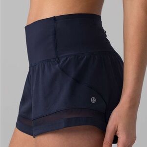 Lululemon Pace Perfect Short (3") Midnight Navy Size 6